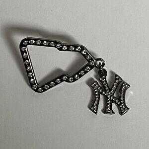 New York NY Yankees New Era Frame Hat Pin Fitted Hats Baseball Studded Black